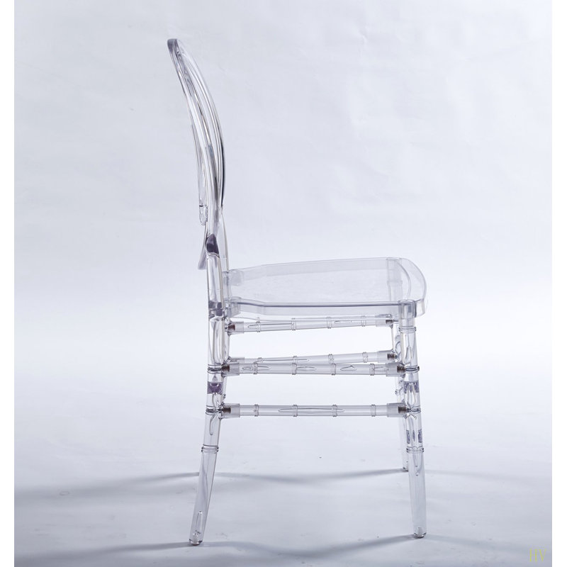 Chaise de mariage, chaise de salle à manger, ensemble de 4, siège en plastique