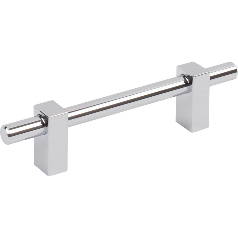Larkin Bar Pull, Polished Chrome, 3 3/4″