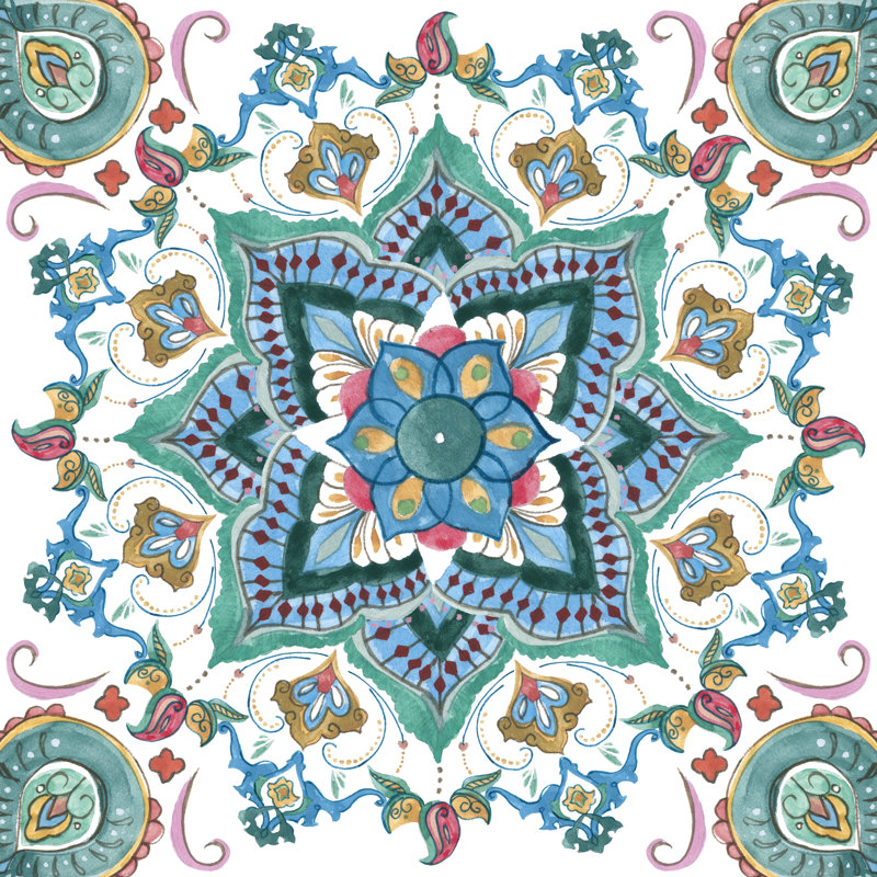 Mandala Zen VI, H 12 po x l 12 po