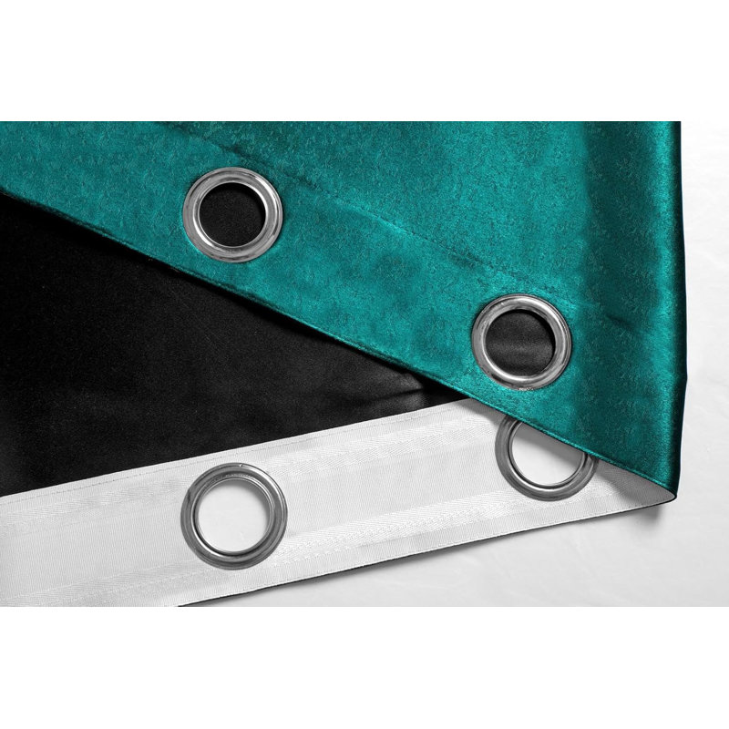 Blackout Curtain, Green, 90cm Width x 54cm Drop