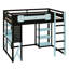 Lit mezzanine complet avec bureau, tablettes-1731659301