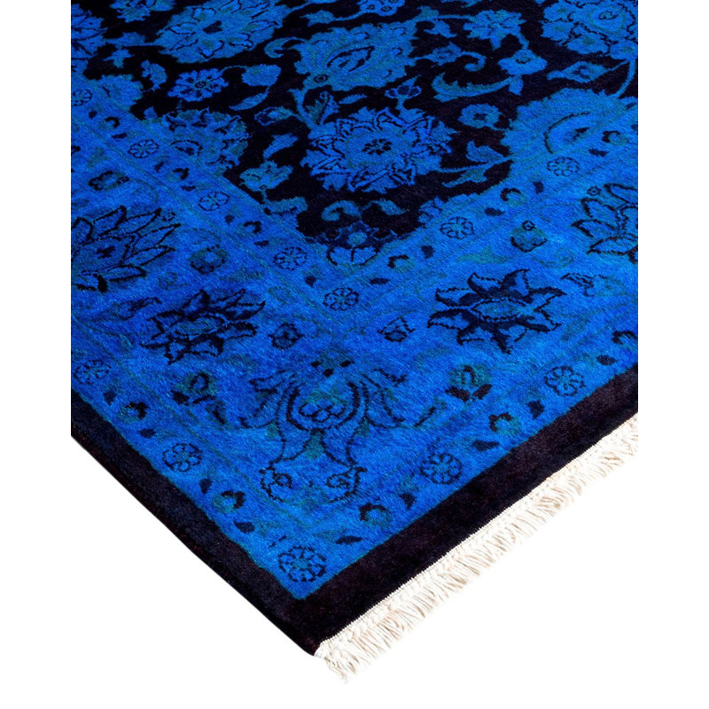 Fine Vibrance One-of-a-Kind 4' 2" X 6' 0" Hand Knotted Area Rug