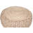 Aarron Hand-Made Jute Braided Ottoman Pouf