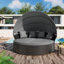 Lit de jour pour terrasse avec coussins 71,7 po Antwan