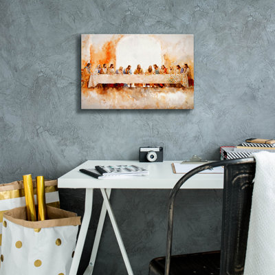 "Epic Graffiti" The Last Supper "par Ivan Guaderrama, art mural sur toile