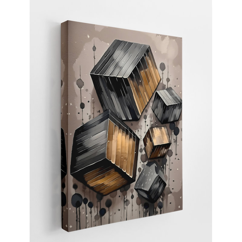 Réflexions cubiques, H 32 po x l 24 po
