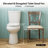 19.5''Tall Comfortable SeatHeight Elongated Two-Piece Floor Mounted Toilet (Seat Included)-100864813