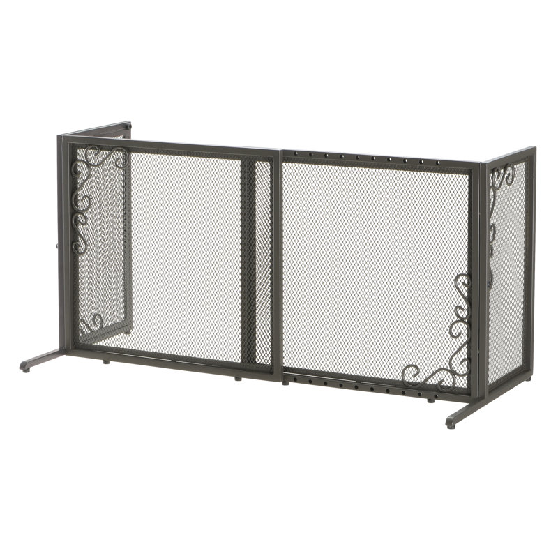 Barrière pour animaux autoportante, l 26 po, Bronze antique
