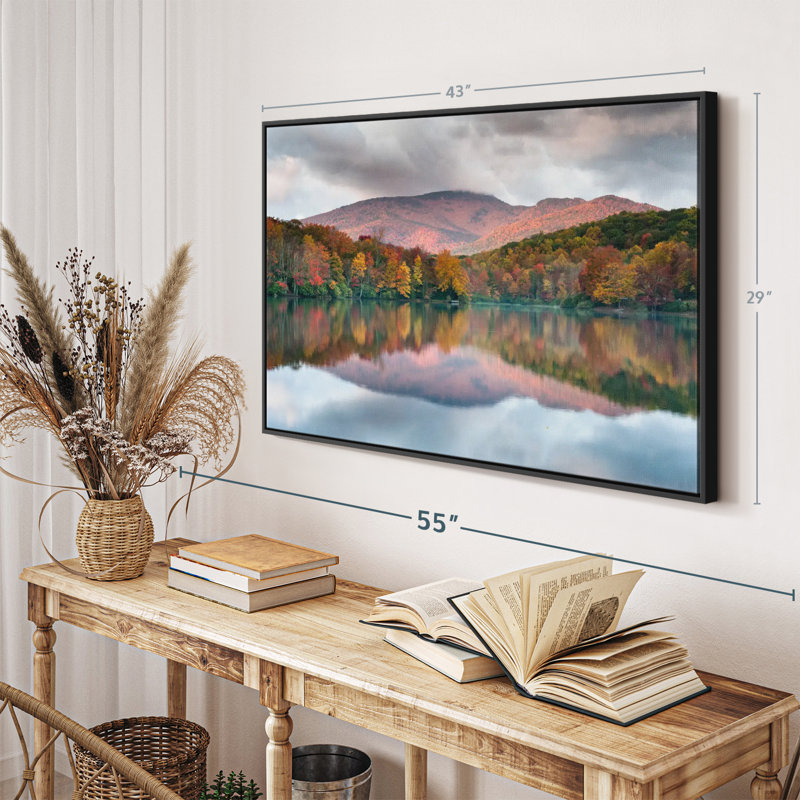 Impression sur toile Freidin Blue Ridge Parkway, H 29 po x l 43 po