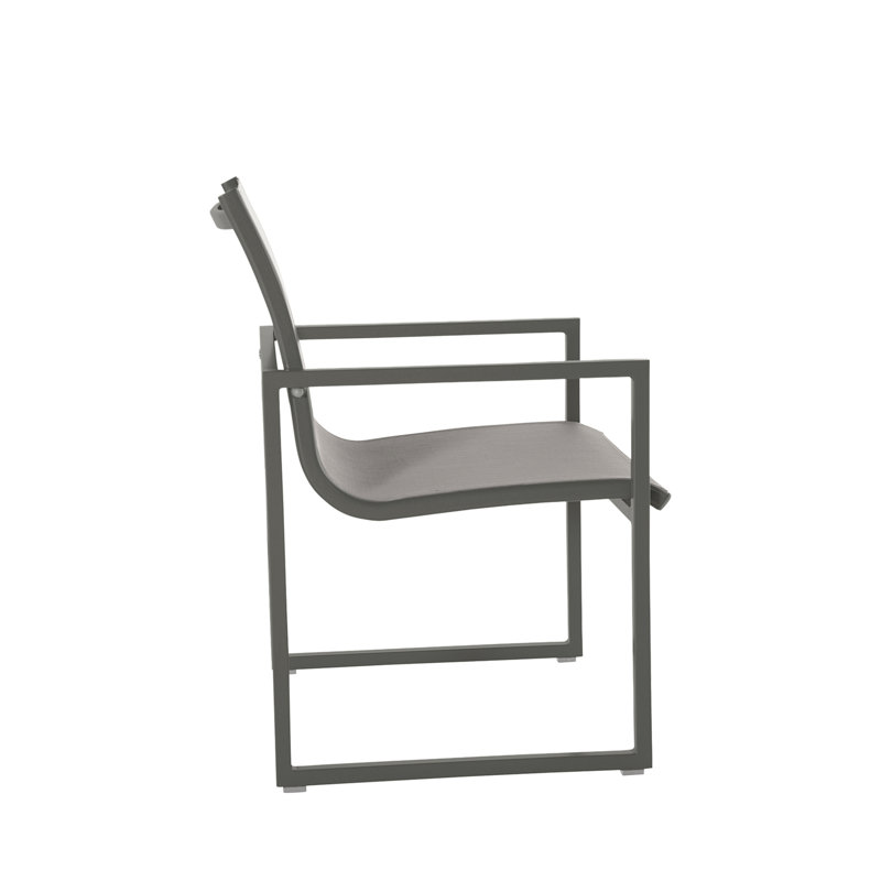 Serenata Sling Arm Chair, Gray