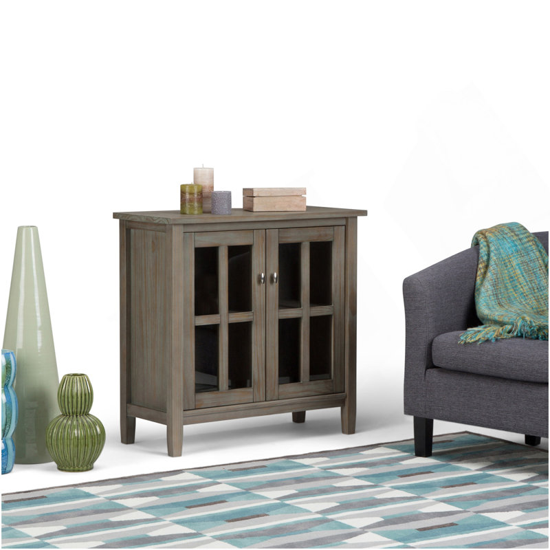 Warm Shaker - Armoire de rangement basse - Gris vieilli, Brun