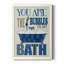 «Bubble Bath», art textuel sur toile-1581097761-1581097762