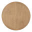 Table de salle à manger extensible rétro avec rallonge de 12 po pour salle à manger et salon (bois de chêne naturel et blanc cassé)-1491216421-1491216422