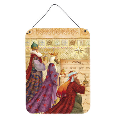 Christmas Three Wise Men Painting Print Plaque