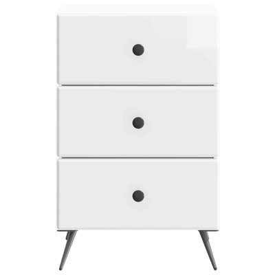 43cm W Manufactured Wood Bedside Table