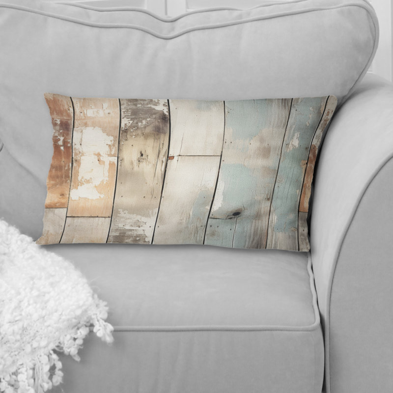 Coussin Rustic Farmhouse Wooden Planks III - Vintage
