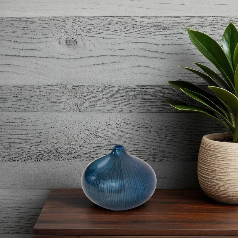 Handmade Wood Table Vase, 8" H x 6" W x 6" D