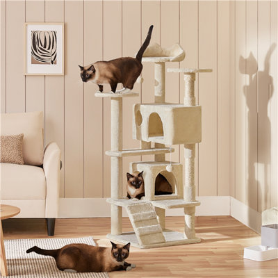 Dagenham Cat Tree Tower Condo Cat Furniture with Scratching Post for Kittens