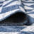 Yahoue Modern Tribal Geometric Ivory/Blue Indoor/Outdoor Rug-1075762104
