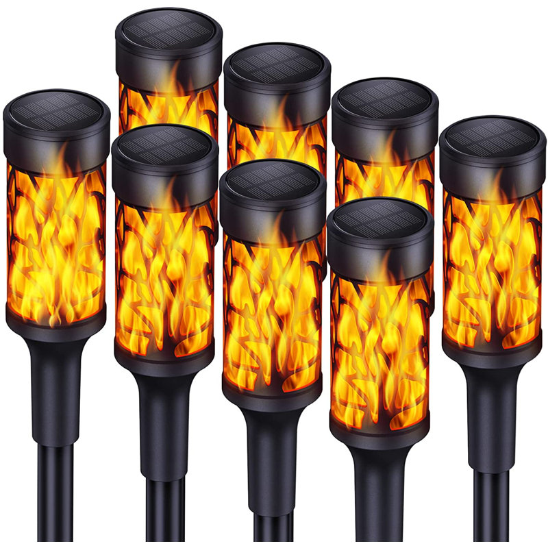 Solar LED Flame Lamps Waterproof Romantic Flicker Effect Torch Lights Fire Light Bulbs Outdoor Lawn Garden Decoration Solar LED Flame Lamps Waterproof Romantic Flicker Effect Torch Lights Fire Light Bulbs Outdoor Lawn Garden Decoration