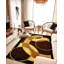Tapis de zone brun/crème abstract Mccampbell-31653849