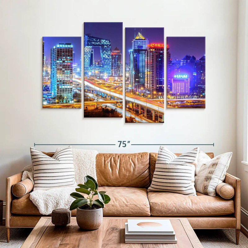 Beijing Nightscape, 42" H x 68" W