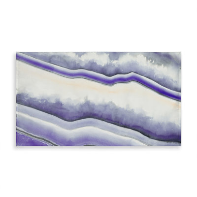 Purple Geode Tablecloth - Indoor/Outdoor Living Room Decor
