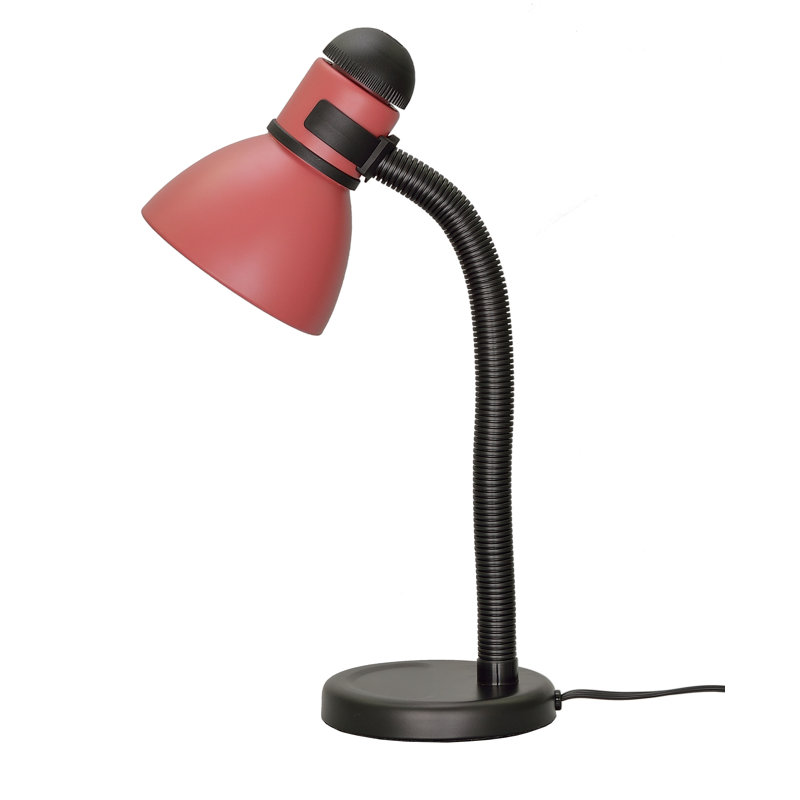 Desk Lamp Lamp, Black/Burgundy