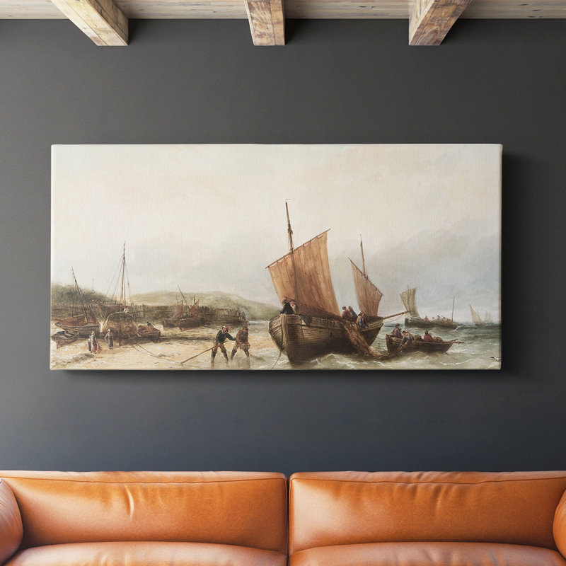 Série nautique-CCDXV- Toile tendue avec châssis - Prêt à accrocher