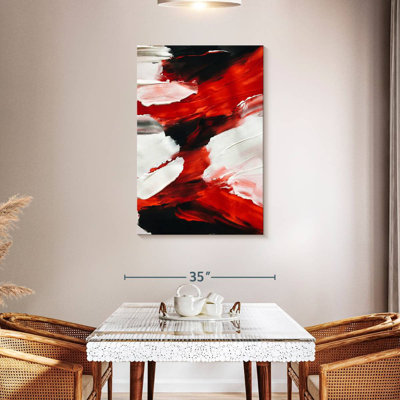 Avery Red Abstract