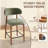 Upholstered Solid Wood Barstool Chair-848253280