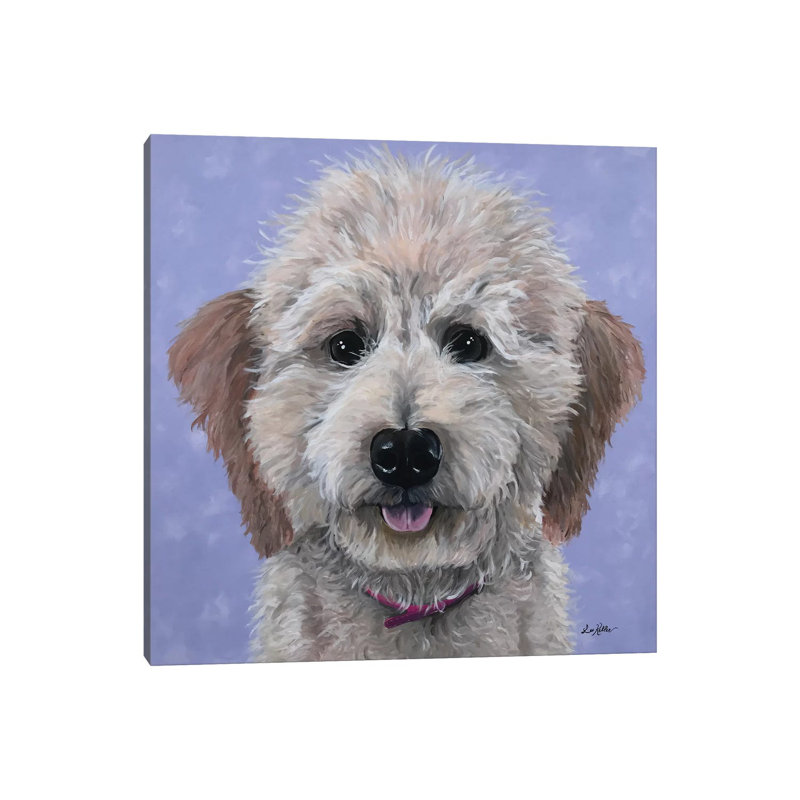 Rosie The Goldendoodle - Wrapped Canvas Print, 30.48 cm H x 30.48 cm W