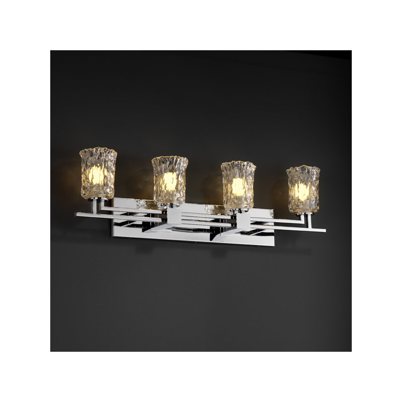 Chetanna 4 - Light Vanity Light, Polished Chrome, White Wash