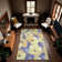 Premium Machine Washable Floyd AMF1542 Floral Rug