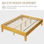 Base de lit plateforme en bois avec lattes en contreplaqué-491681833-508571641
