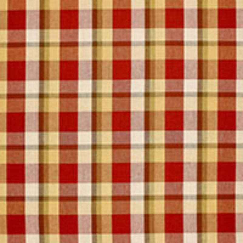 Augusta Linen Plaid Fabric, Orchard