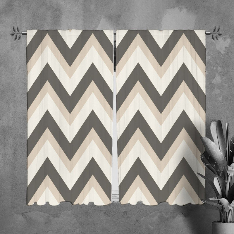 Paire de rideaux obscurcissant en polyester Nandi, L 40 po x L 82 po