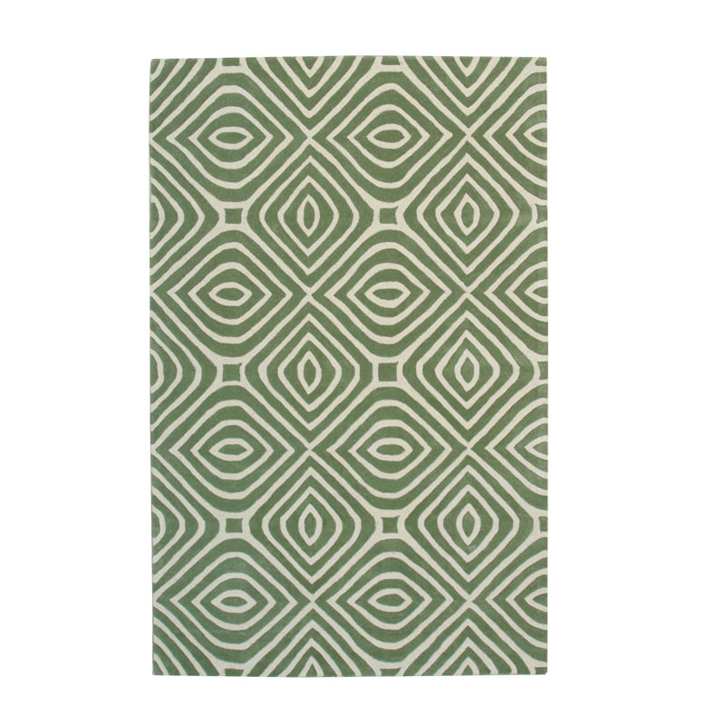 Tapis gris clair touffeté à la main Radiant Amara
