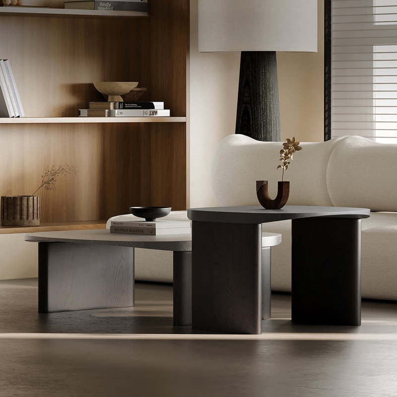 Italian light luxury coffee table combination