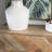 27" Ceramic Table Lamp With Cream Shade