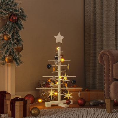 Décoration de Noël en bois sapin de Noël