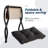 15"(H) Folding Footrest Stool, Accent Padded Sofa Foot Stool For Lazy Chair, Upholstered Small Foldable Ottoman