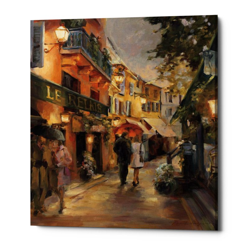 " Evening In Paris " by Marilyn Hageman, 16" H x 18" W x 0.75" D