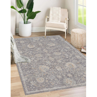 Tapis floral rétro Sherri-Ann