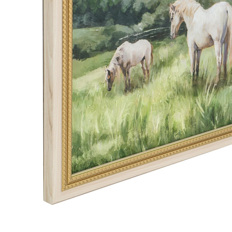 Impressions sur toile multicolores avec motifs de chevaux coordonnés