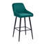 Tabourets de bar élégants et modernes, tabourets de bar rembourrés en velours avec dossier, chaises de bar 2 pièces-333479965