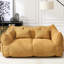 Grande chaise rembourrée de mousse, idéale pour un espace de vie confortable et relaxant jaune avec noyau en mousse à haute résilience, expérience luxueuse-131139171