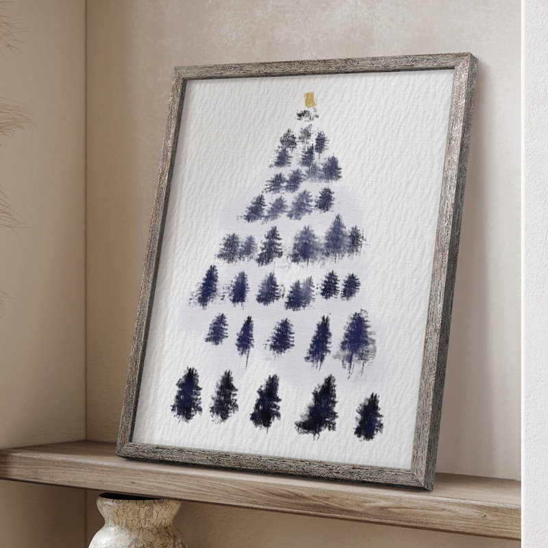 Reproduction encadrée - bois massif XMA3005155, H 11 po x l 9 po