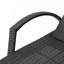 Chaise longue en osier de polyéthylène avec bras-1043792821