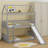 House Bunk Bed With Slide-1453458790